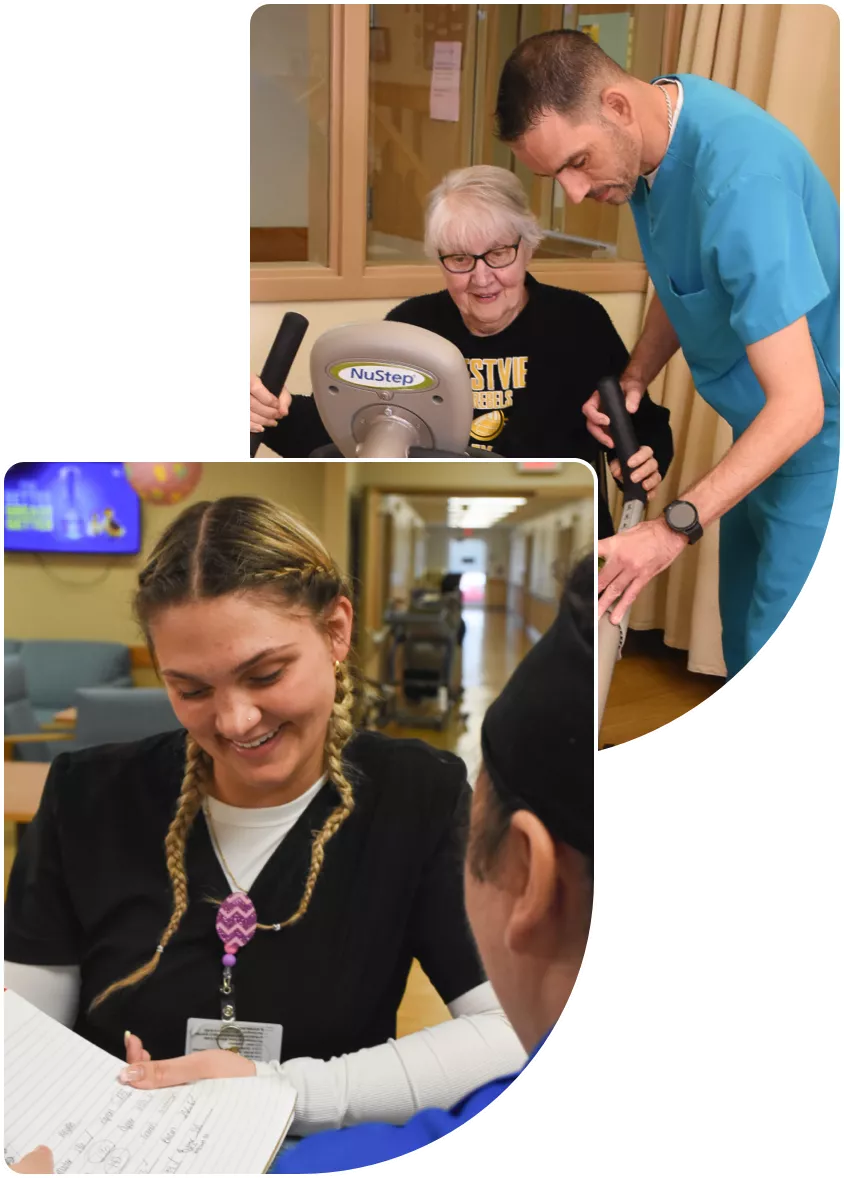 windsor-house-senior-healthcare-careers Windsor nurse helping an elderly resident